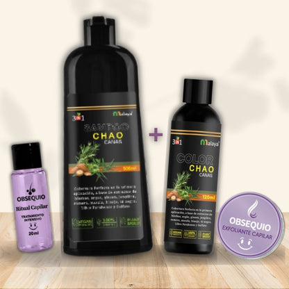 Super combo Chao Canas ® Tratamiento+ mascarilla y ritual capilar de regalo