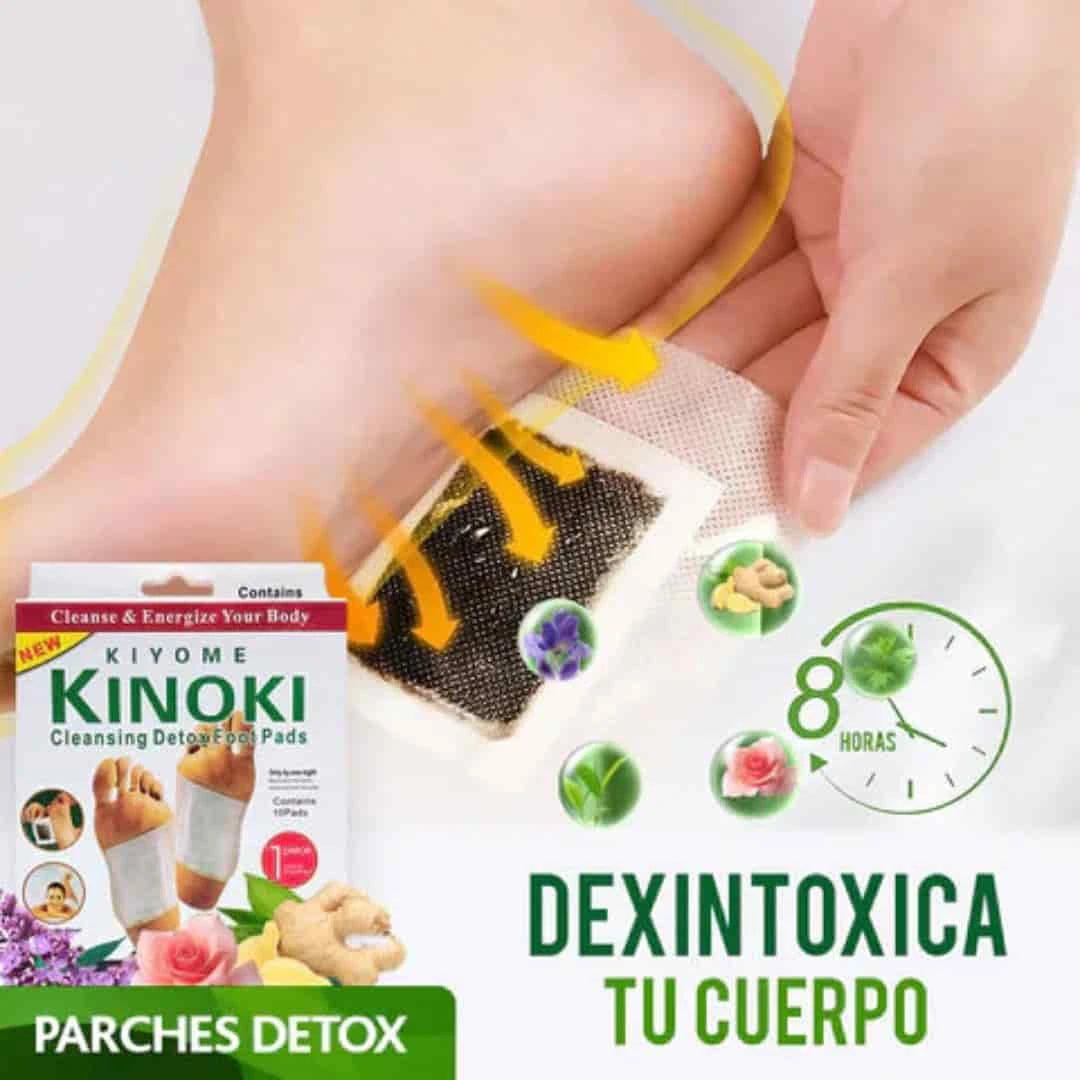 Kinoki Detox®Elimina toxinas mientras duermes (30 parches)