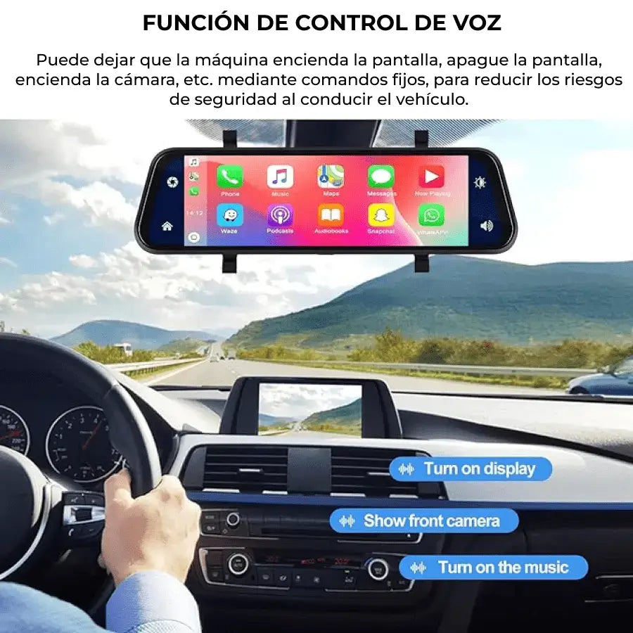 Espejo Retrovisor con Doble Cámara® Protección en cada trayecto