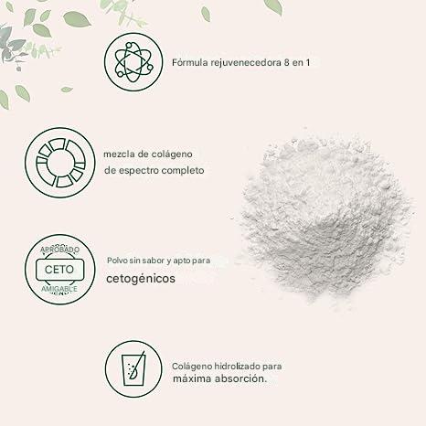 Recupera tu juventud desde adentro: Piel firme, cabello fuerte y articulaciones sanas con la fórmula más completa de colágeno del mercado.