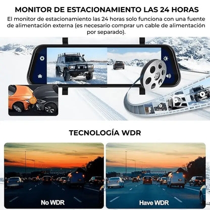 Espejo Retrovisor con Doble Cámara® Protección en cada trayecto